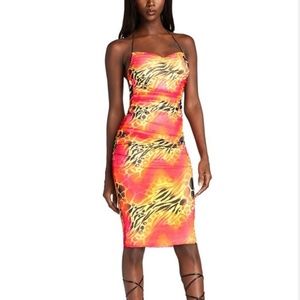 I.AM.GIA Azalea Dress in animal print - never worn